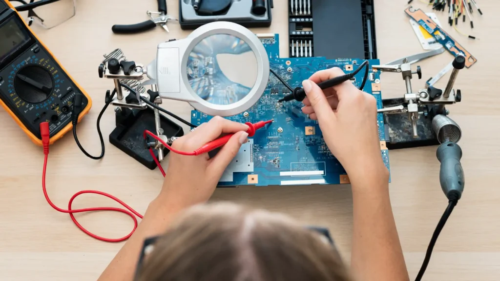 Electronics and Communication background image